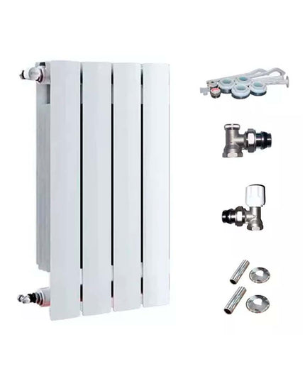 RADIADOR BROEN 600 BL 4 ELEMENTOS KIT DE INSTALACIÓN  PEISA
