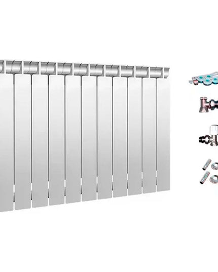 RADIADOR TROPICAL 350 11 ELEMENTOS KIT INSTALACIÓN PEISA