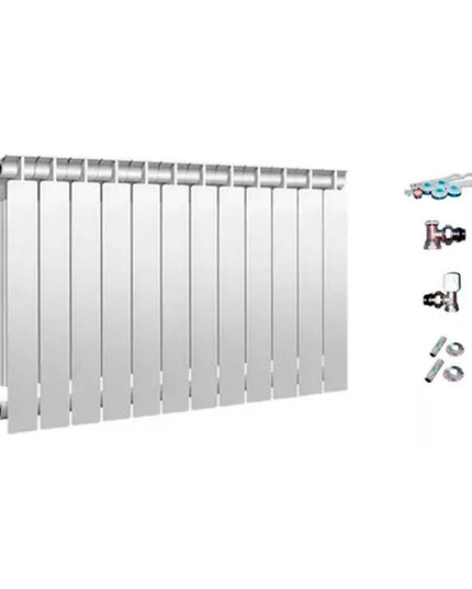 RADIADOR TROPICAL 500 12 ELEMENTOS KIT INSTALACIÓN PEISA