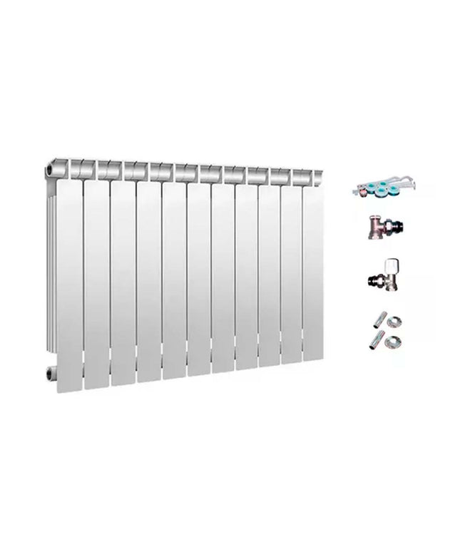 RADIADOR TROPICAL 500 11 ELEMENTOS KIT INSTALACIÓN PEISA