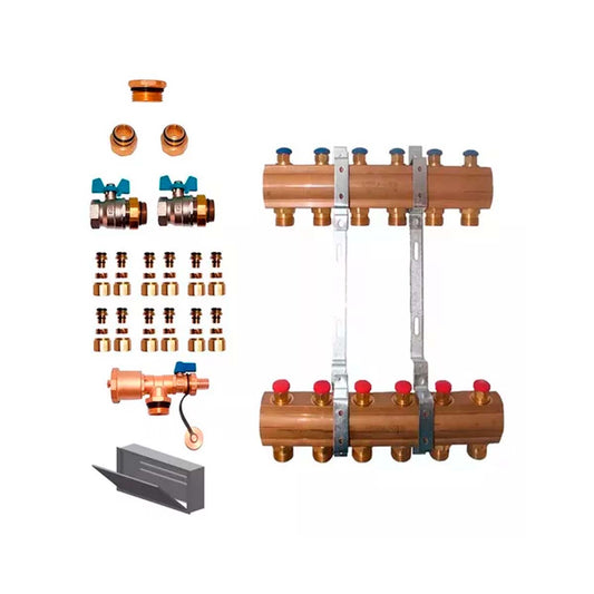 COLECTOR 6 VIAS MANUAL C/GABINETE MAS ACCESORIOS PARA INSTALACION OFITT PEISA