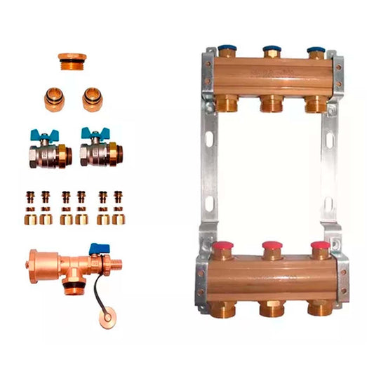 COLECTOR 3 VIAS MAS ACCESORIOS PARA INSTALACION OFITT PEISA