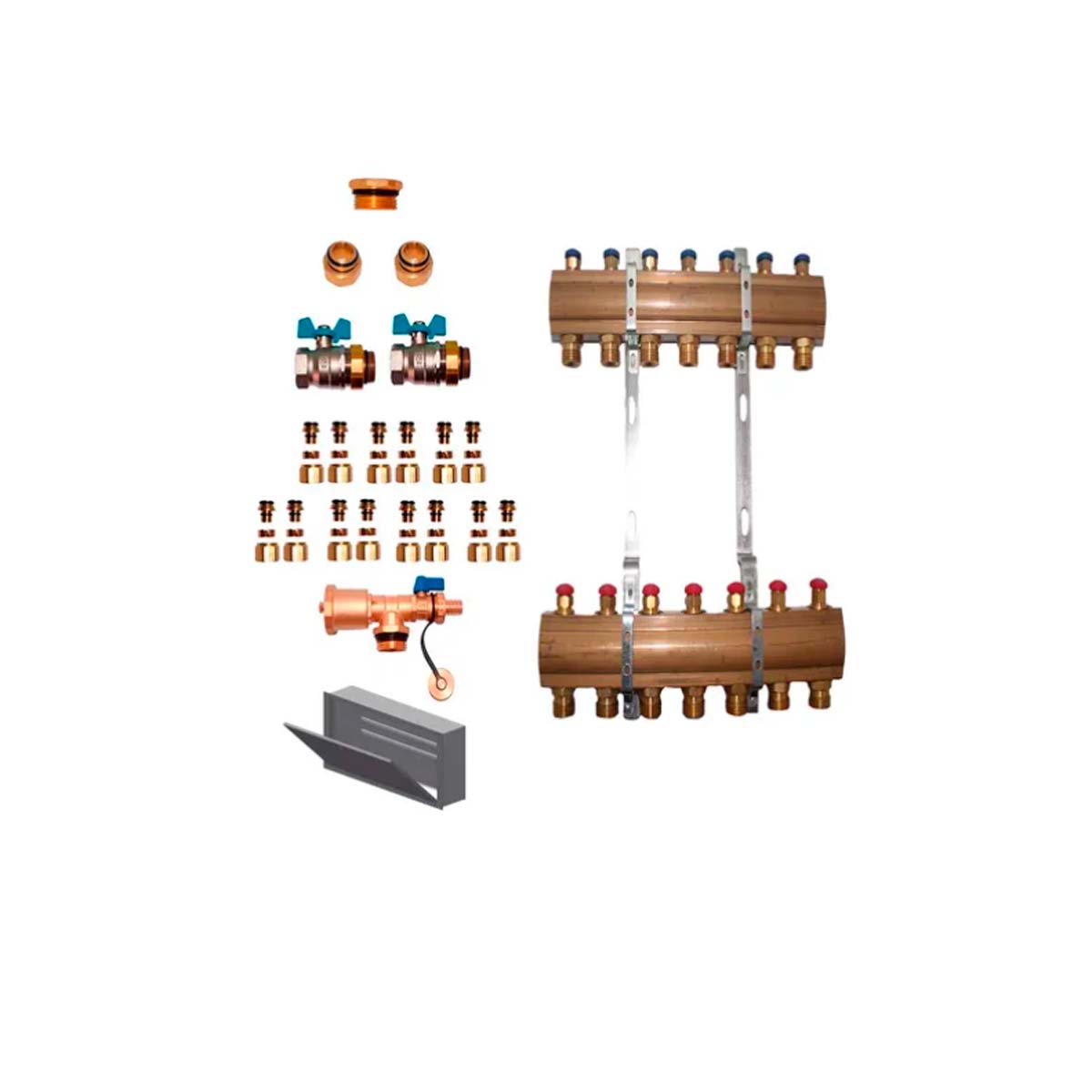 COLECTOR 7 VIAS MANUAL C/GABINETE MAS ACCESORIOS PARA INSTALACION OFITT PEISA
