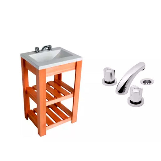 TRAFUL KIT LAVATORIO MUEBLE COLGAR FERRUM GRIFERIA PAMPA FV