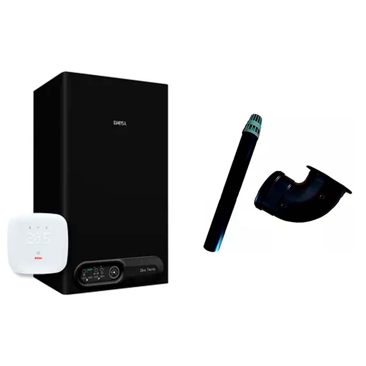 PEISA CALDERA DIVA TECNO SMART 24 NEGRA METRO C/VENTILACION
