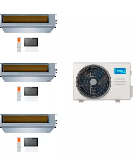 MIDEA AIRE MULTISPLIT INVERTER SMART 27K+9+9+12 DUCTADO