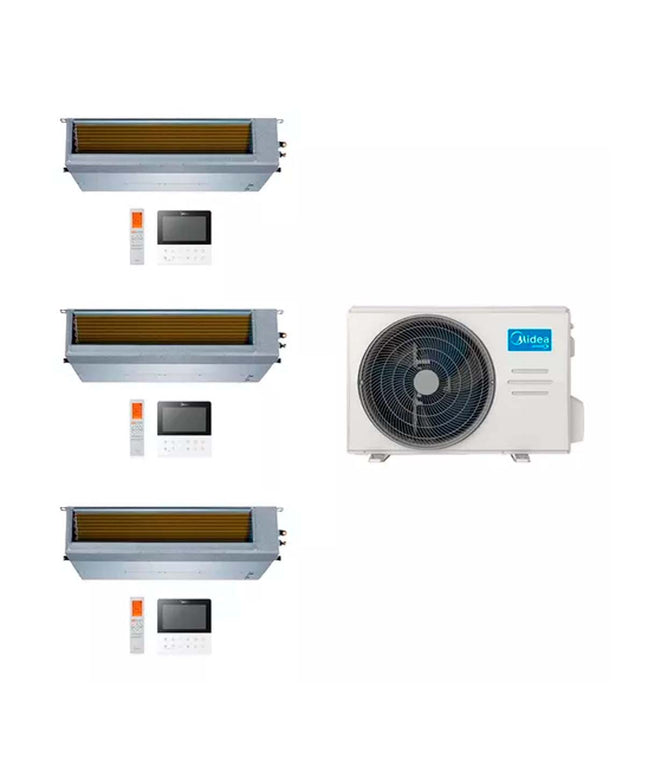 MIDEA AIRE MULTISPLIT INVERTER SMART 27K+9+9+12 DUCTADO
