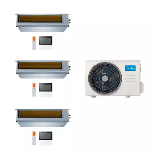 MIDEA AIRE MULTISPLIT INVERTER SMART 27K+9+9+18 DUCTADO