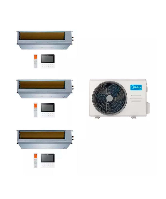 MIDEA AIRE MULTISPLIT INVERTER SMART 27K+9+9+18 DUCTADO