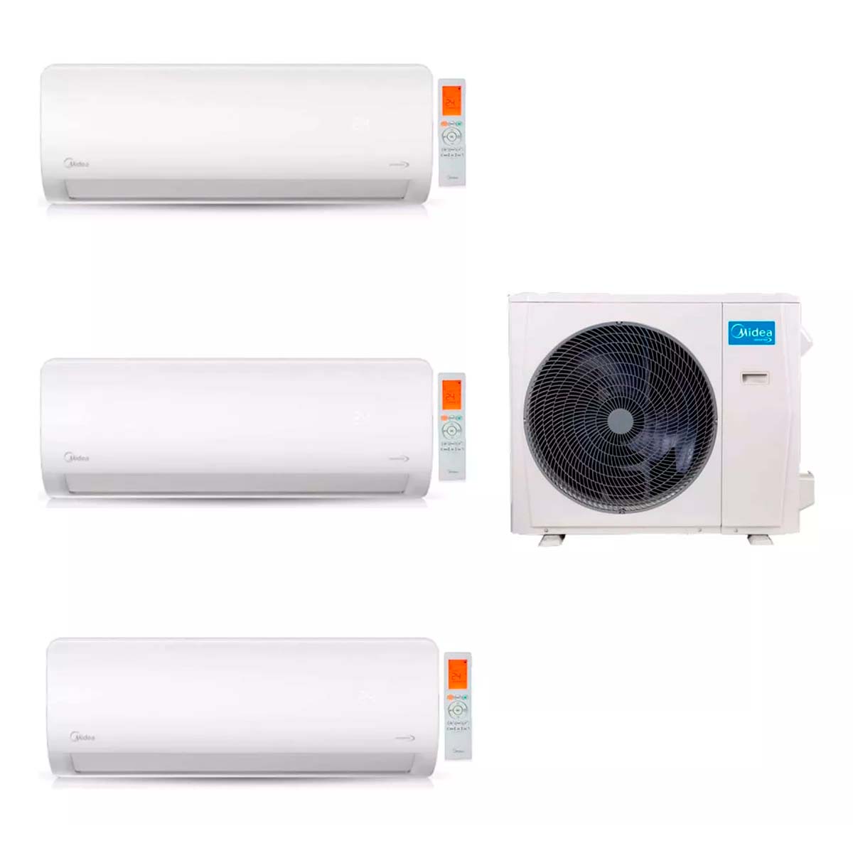 MIDEA AIRE MULTISPLIT INVERTER SMART 36K+12+18+18 PARED