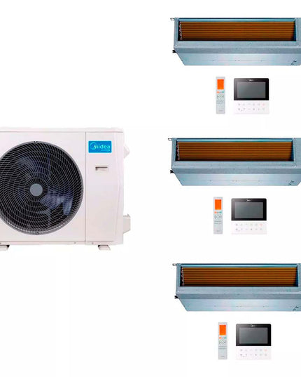MIDEA AIRE MULTISPLIT INVERTER SMART 36K+9+18+24 DUCTADO