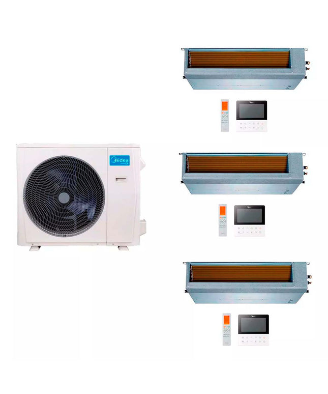 MIDEA AIRE MULTISPLIT INVERTER SMART 36K+12+12+18 DUCTADO