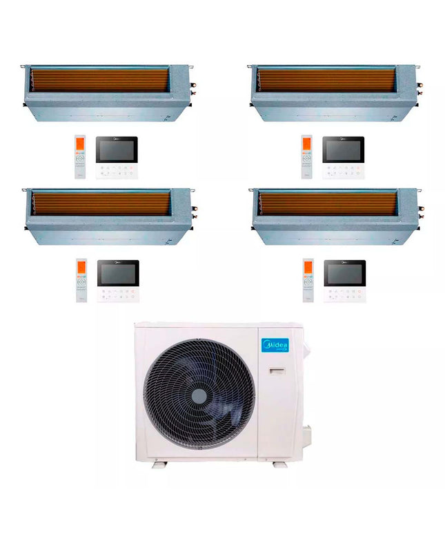 MIDEA AIRE MULTISPLIT INVERTER SMART 36K+9+9+9+18 DUCTADO
