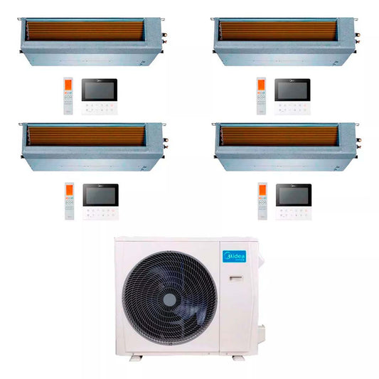 MIDEA AIRE MULTISPLIT INVERTER SMART 36K+9+9+9+18 DUCTADO
