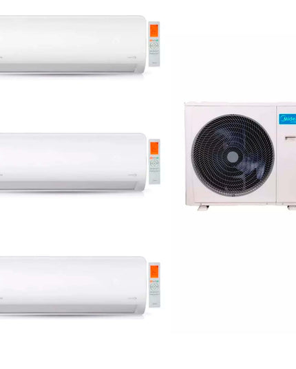 MIDEA AIRE MULTISPLIT INVERTER SMART 42K+9+9+24 PARED