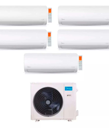 MIDEA AIRE MULTISPLIT INVERTER SMART 42K+9+9+9+9+9 PARED