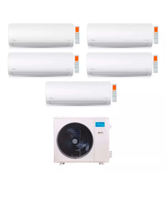 MIDEA AIRE MULTISPLIT INVERTER SMART 42K+9+9+12+12+12 PARED