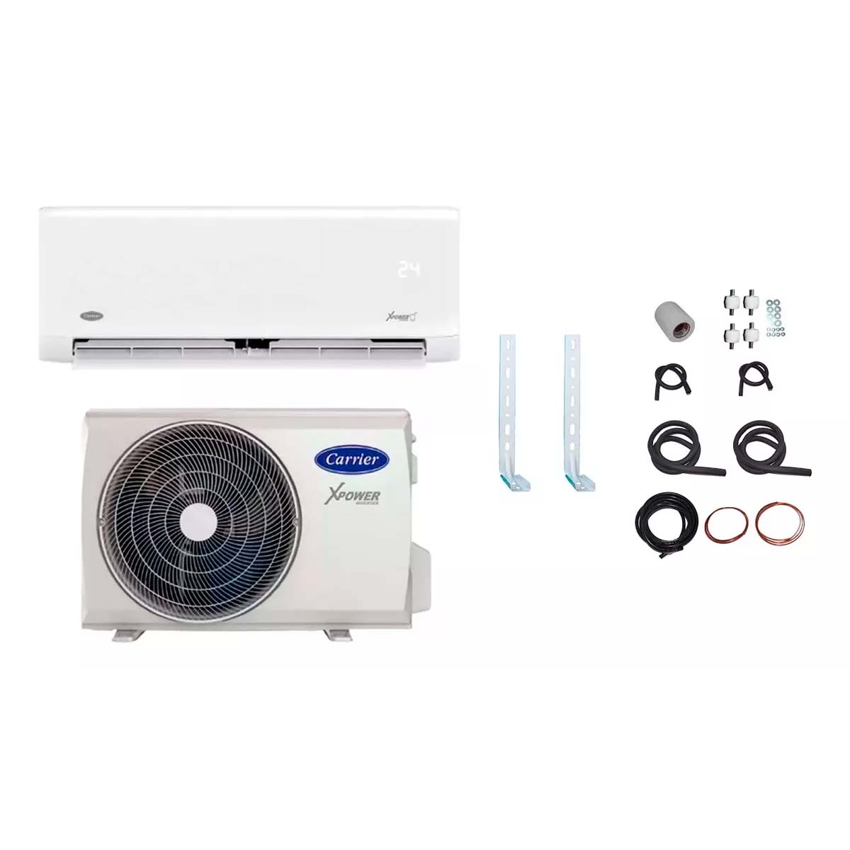AIRE ACONDICIONADO INVERTER 5590 CARRIER Y KIT DE INSTALACION