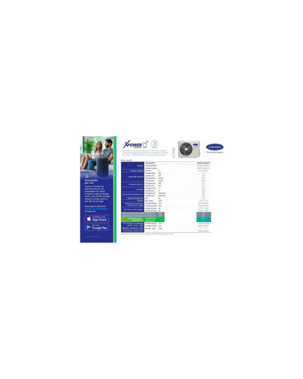 Aire Acondicionado Inverter 4601 Carrier Y Kit De Instalacion