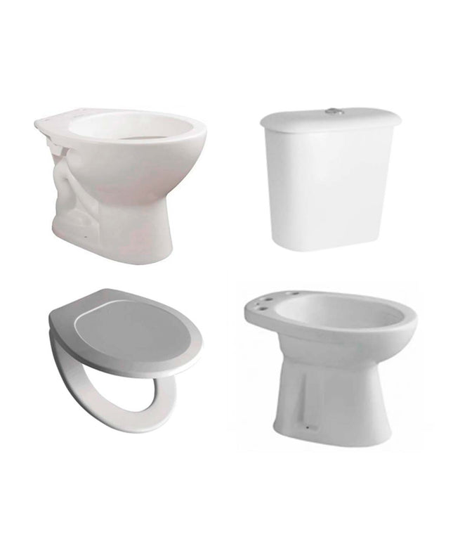 FERRUM JUEGO DE BAÑO ANDINA CORTO CON ASIENTO