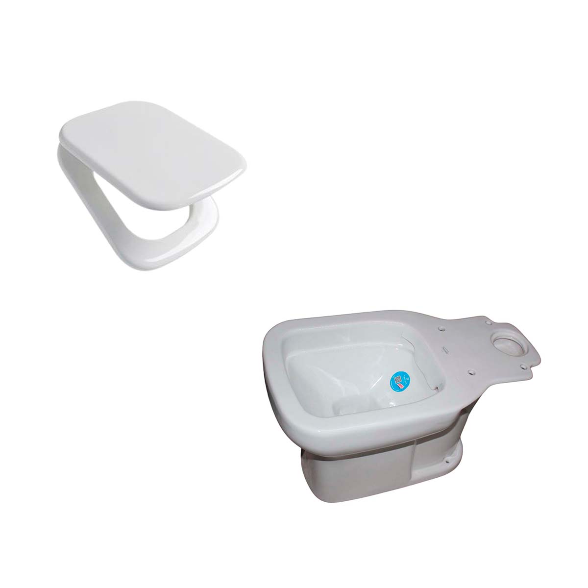 INODORO LARGO 4.5L ICLQ-B Y ASIENTO HDF H-PP LIMAY FERRUM