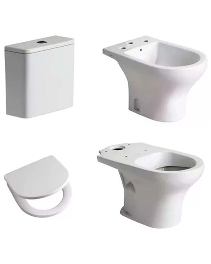 COMBO VENETO FERRUM INODORO L C/ TAPA+DEPOSITO+BIDE 3 AGU