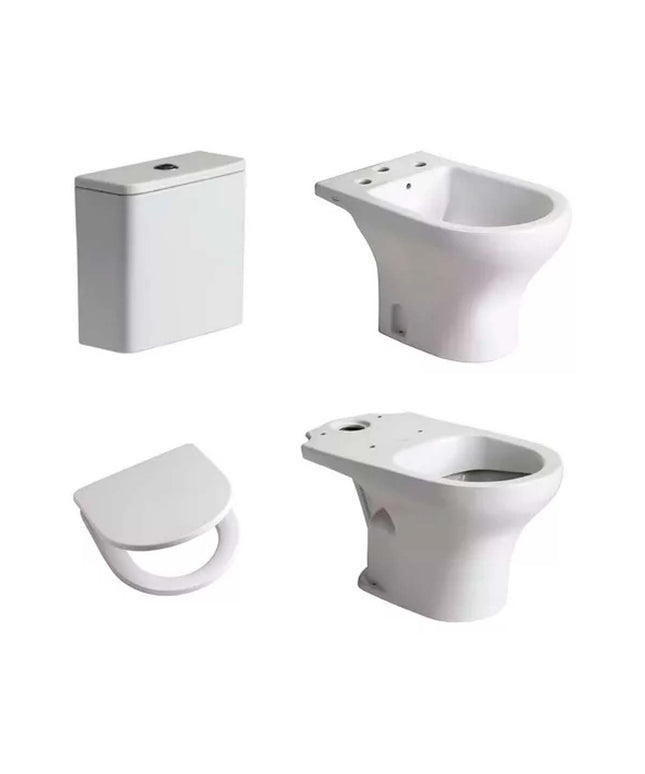 COMBO VENETO FERRUM INODORO L C/ TAPA+DEPOSITO+BIDE 3 AGU