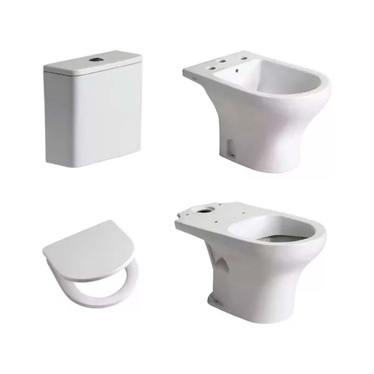 COMBO VENETO FERRUM INODORO L C/ TAPA+DEPOSITO+BIDE 3 AGU