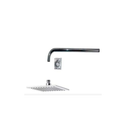 Ducha Artic Metalica 250mm Y Brazo Ducha Libby 400 Mm Fv
