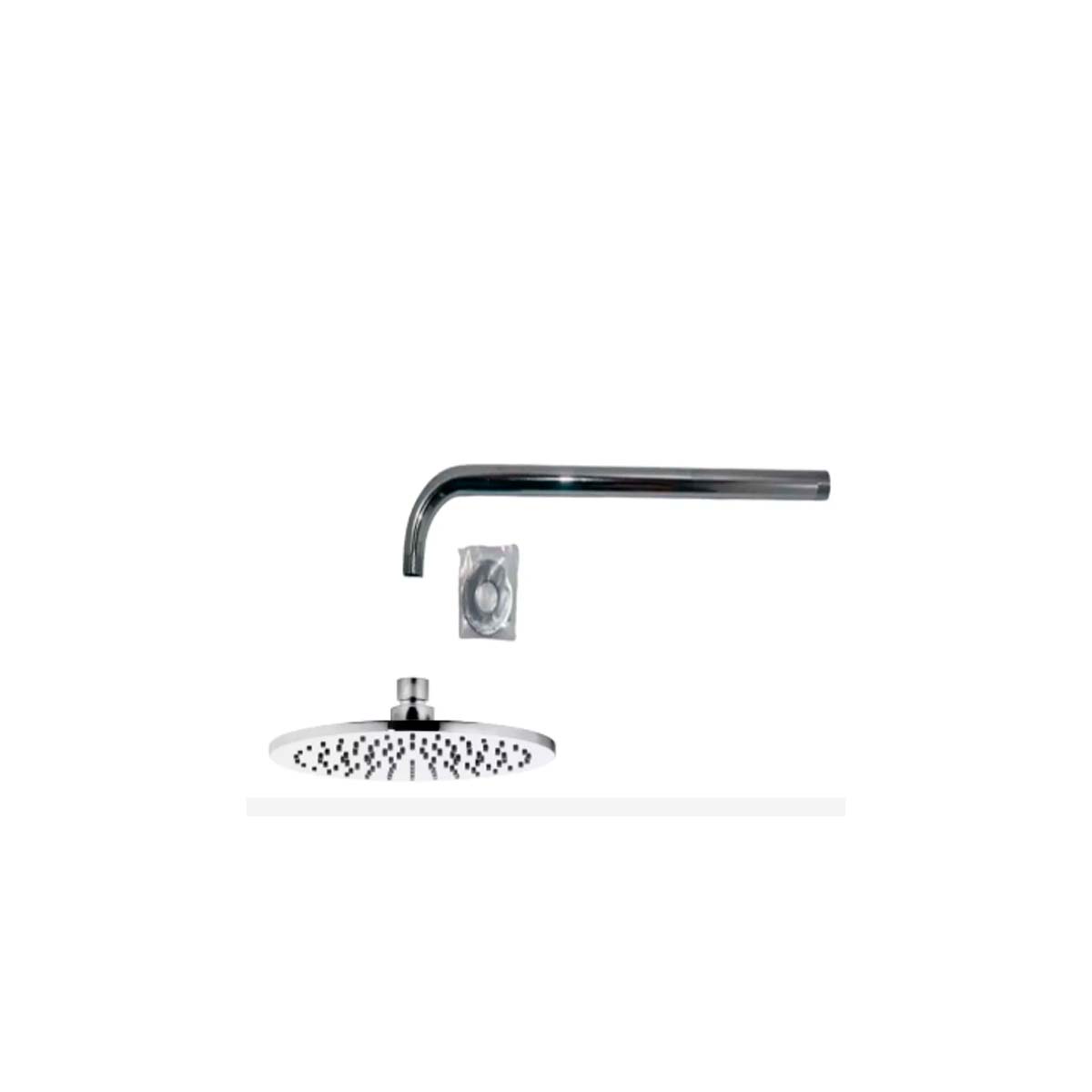 Ducha Artic Metalica 200mm Y Brazo Ducha Libby 400mm Fv