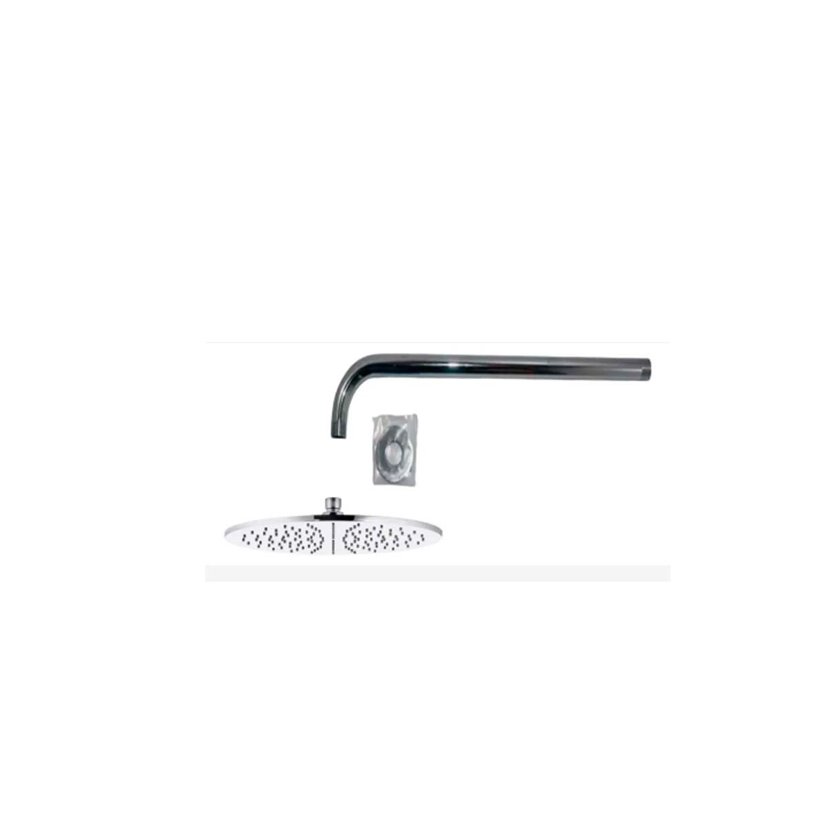 DUCHA ARTIC PLASTICA 300MM Y Brazo Ducha Libby 400 Fv