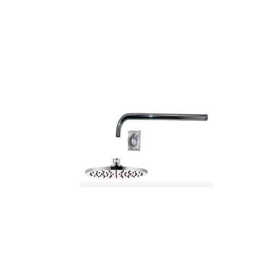 Ducha Artic Plastica 200mm Y Brazo Ducha Libby 400 Fv
