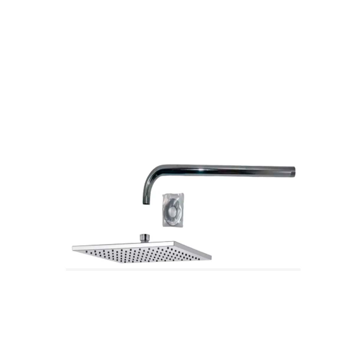 DUCHA ARTIC PLASTICA 300MM DE LADO Y BRAZO DUCHA LIBBY FV