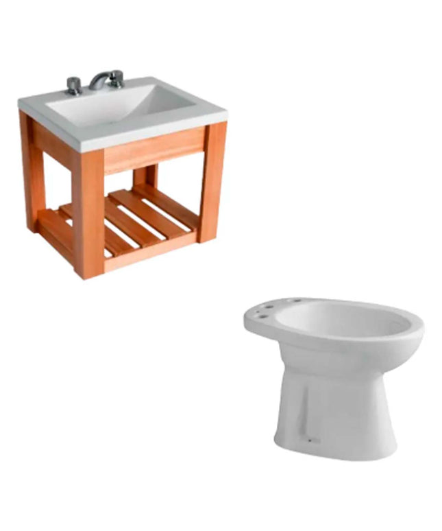 JUEGO DE BAÑO ANDINA TRAFUL FERRUM 2 PIEZAS JT301 BEA3