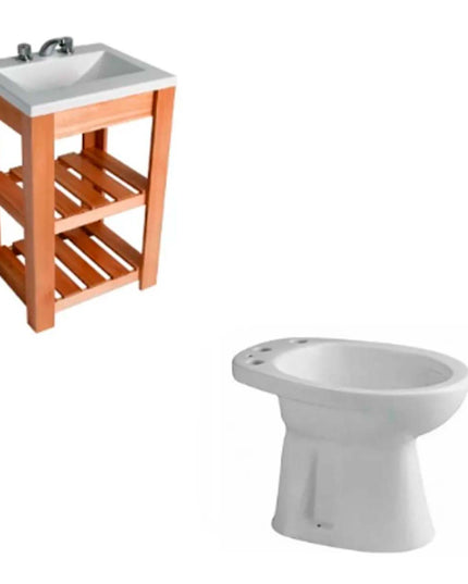 JUEGO DE BAÑO ANDINA TRAFUL FERRUM 2 PIEZAS JT302 BEA3