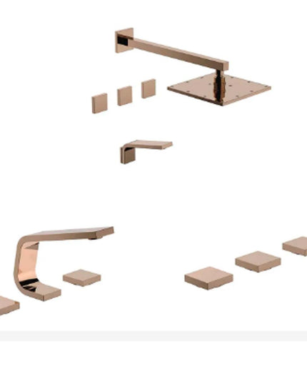 SET GRIFERIA BAÑO 3 PIEZAS CHALTEN FV DUCHA BIDE LAVATORIO