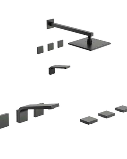 SET DE GRIFERIA CHALTEN FV DUCHA LAVATORIO BIDE