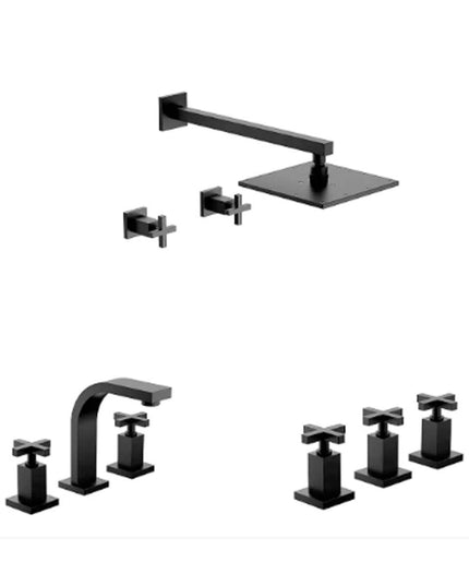 SET FE GRIFERIA PARA BAÑO DOMINIC FV LAVATORIO BIDE DUCHA
