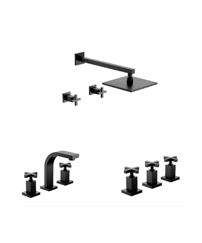 SET FE GRIFERIA PARA BAÑO DOMINIC FV LAVATORIO BIDE DUCHA