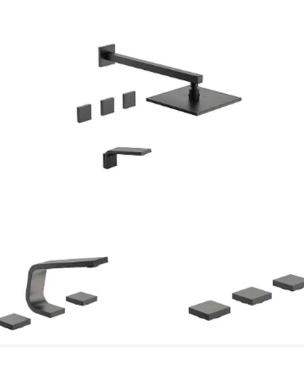 SET GRIFERIAS PARA BAÑO CHALTEN FV BIDE LAVATORIO DUCHA