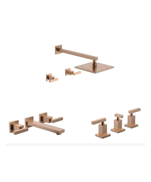 SET GRIFERIA PARA BAÑO DOMINIC FV LAVATORIO BIDE DUCHA