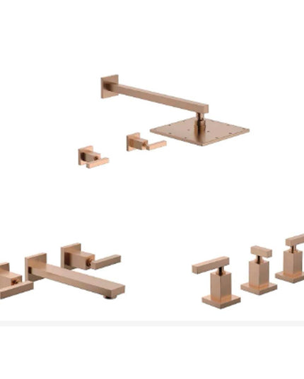 SET GRIFERIA PARA BAÑO DOMINIC FV LAVATORIO BIDE DUCHA