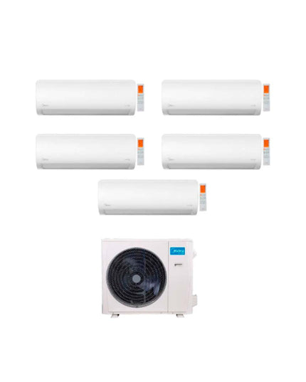 MIDEA AIRE MULTISPLIT INVERTER SMART 42K+12+12+12+12+18 PARED