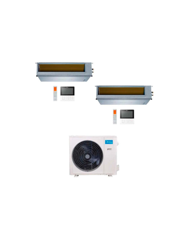 MIDEA AIRE MULTISPLIT INVERTER SMART 42k+9+12 DUCTADO