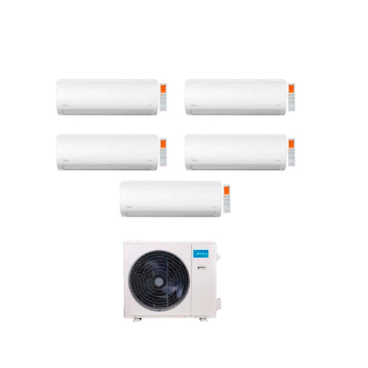 Midea Aire Multisplit Inverter Smart 42k+9+9+12+12+24 Pared
