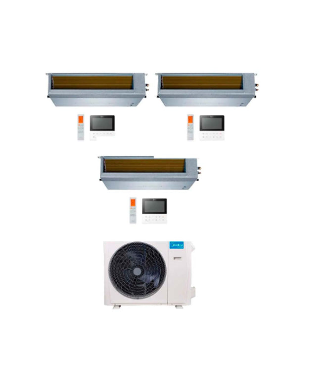 MIDEA AIRE MULTISPLIT INVERTER SMART 42k+9+9+12 DUCTADO