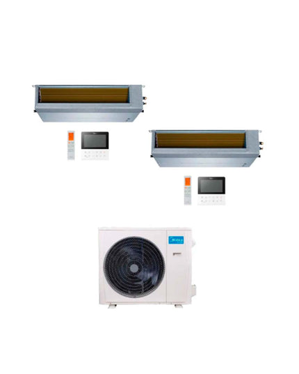 MIDEA AIRE MULTISPLIT INVERTER SMART 42k+18+24 DUCTADO