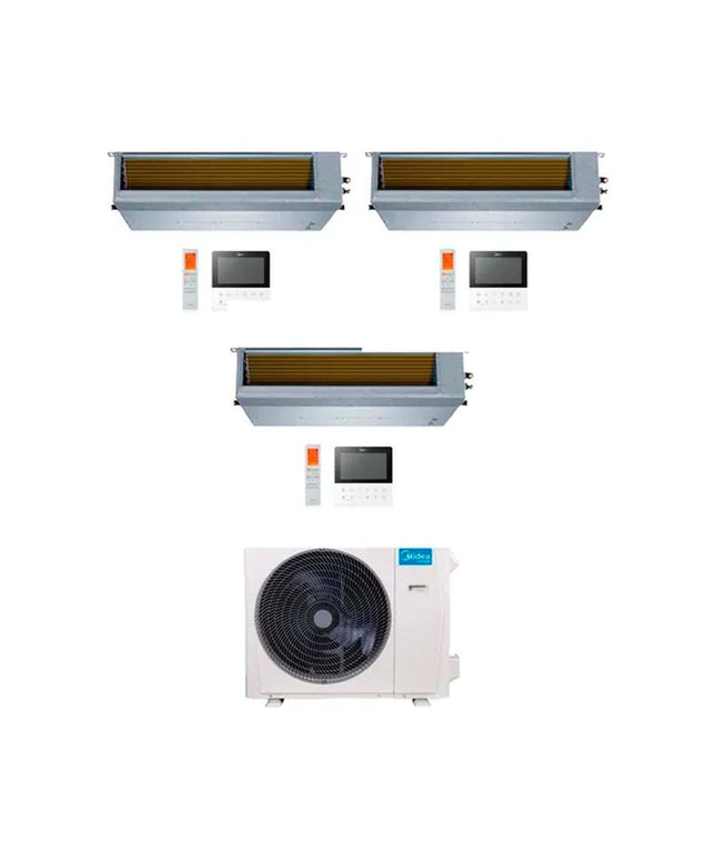 MIDEA AIRE MULTISPLIT INVERTER SMART 42k+9+12+12 DUCTADO