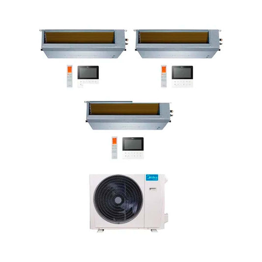 Midea Aire Multisplit Inverter Smart 42k+12+12+12 Ductado