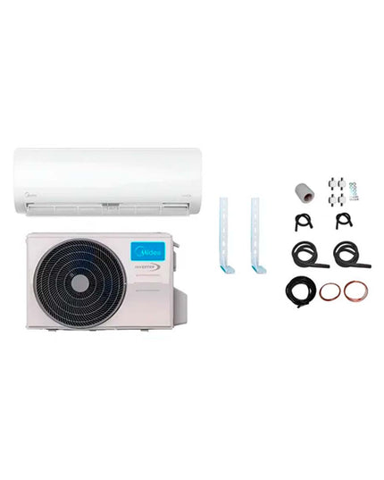 MIDEA AIRE ACONDICIONADO SPLIT LED 5822F Y KIT INSTALACION